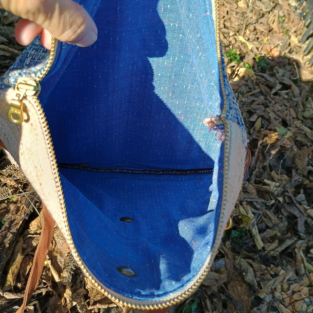 NWOT handmade, foldover 